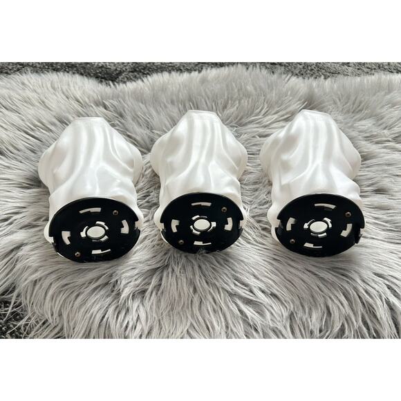 VTG Empire Halloween Ghost W/Jackolantern Blow Mold Pathway Lights Toppers Set/3 - Picture 7 of 7